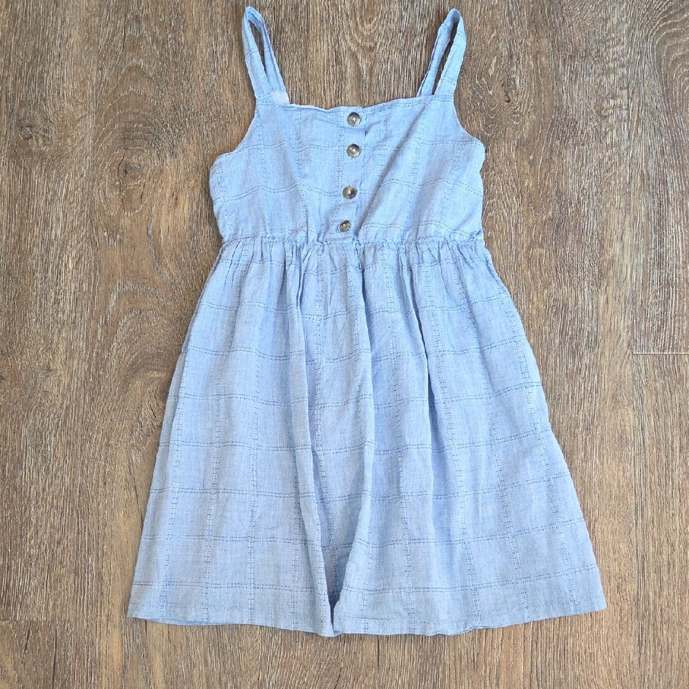 Cat & Jack Soft Blue Dress Girl Size 6X